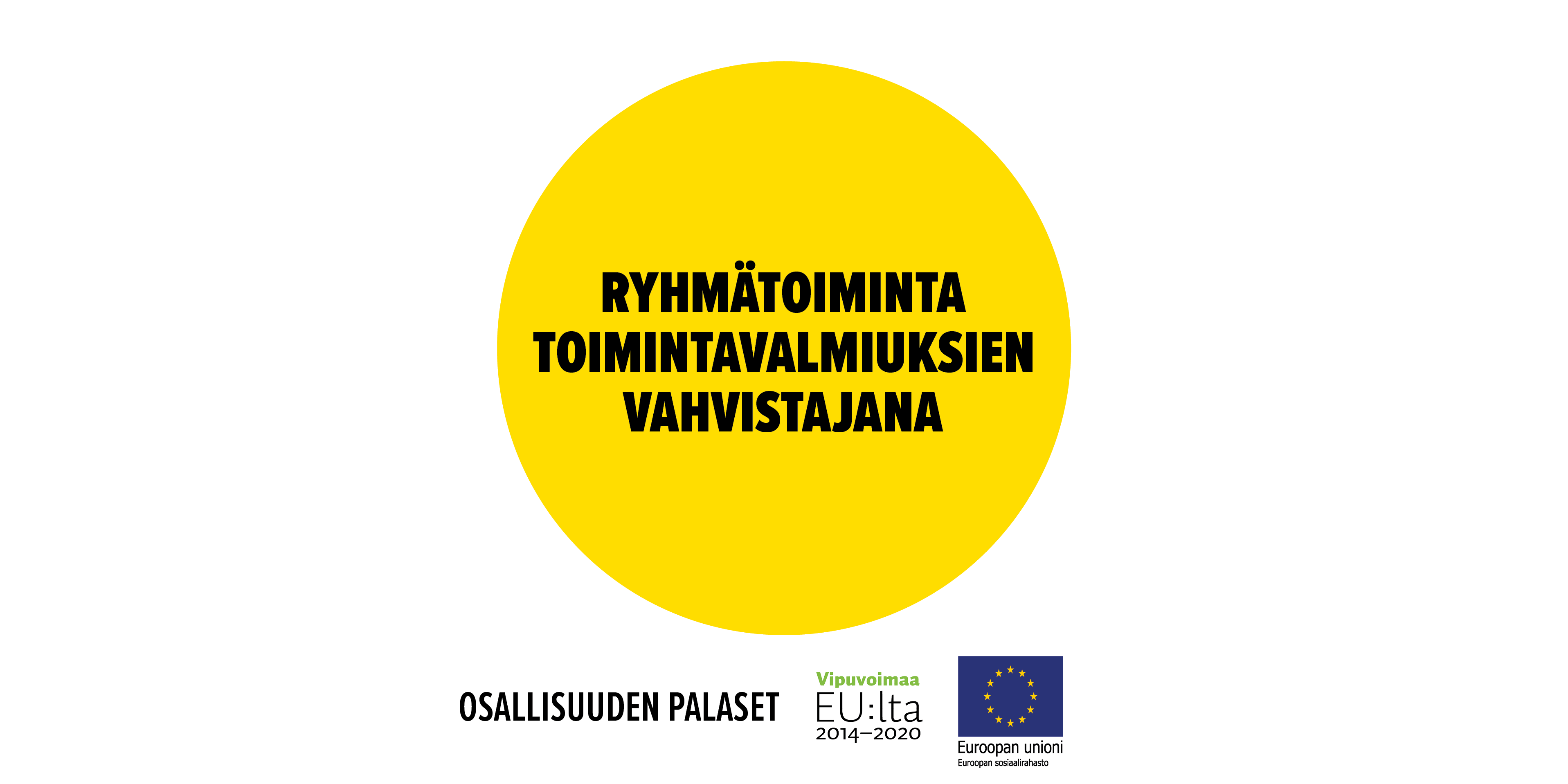 Ryhmätoiminta toimintavalmiuksien vahvistajana -toimintamallin kansikuva.