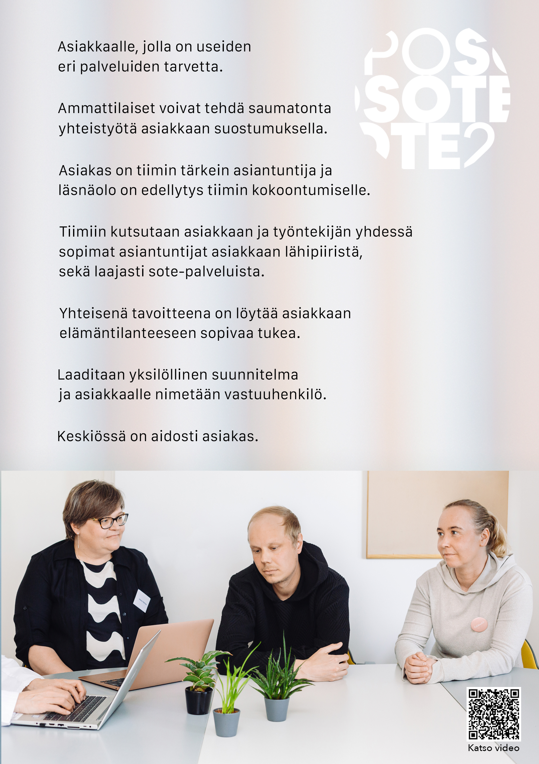 MOTI tiimin asiakasesite