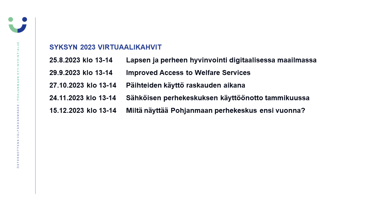 Syksyn 2023 virtuaalikahvit