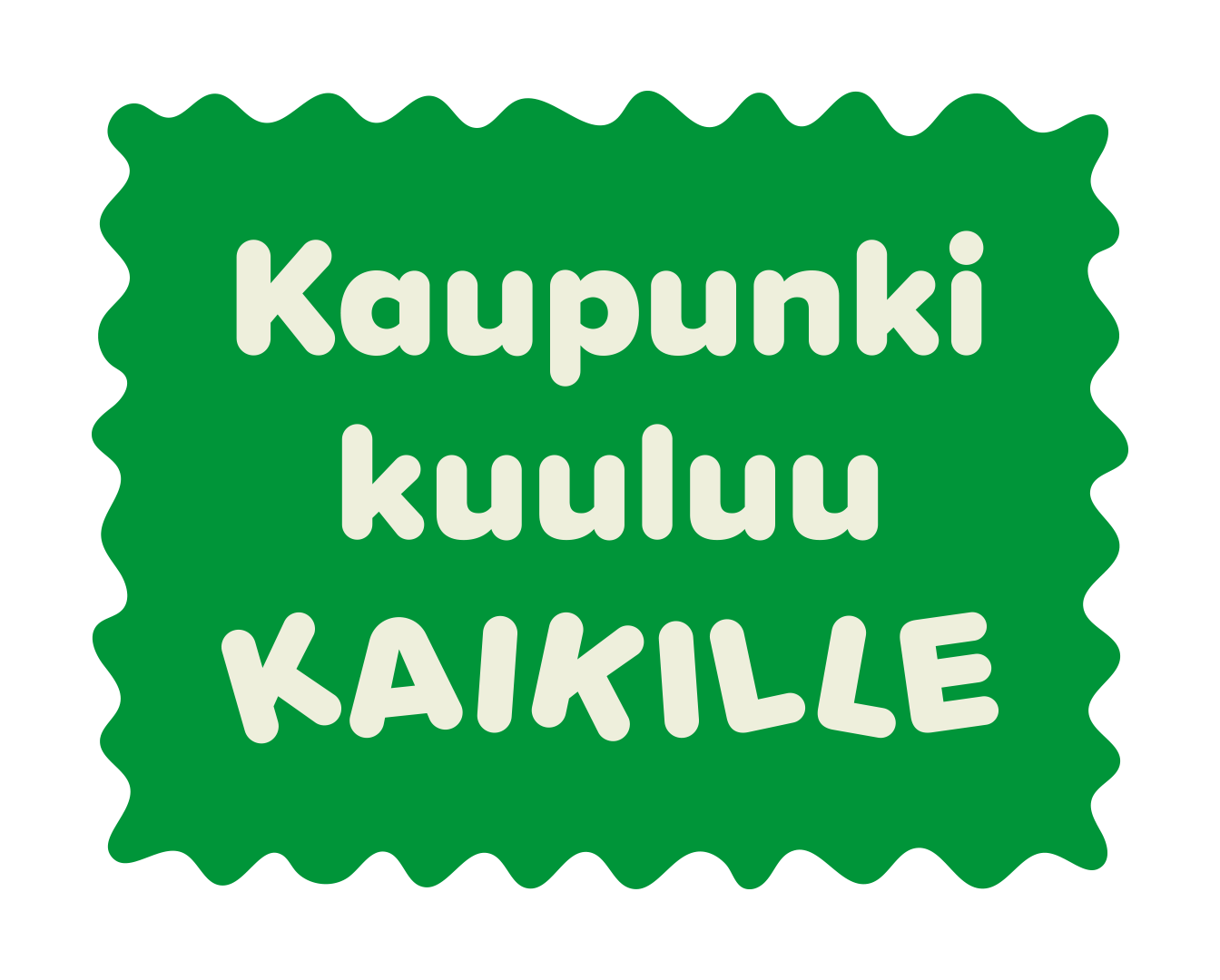 Kaupunki kuuluu kaikille -logo