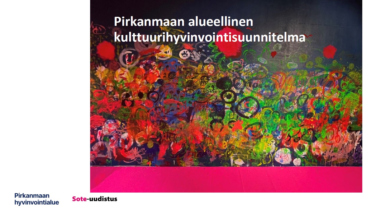 Pirkanmaan alueellisen kulttuurihyvinvointisuunnitelman kansikuva
