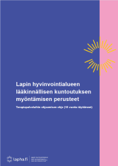 Lääkinnällisen kuntoutuksen terapiapalveluihin ohjaamisen ohje