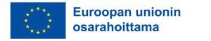 Euroopan unionin osarahoittama -logo