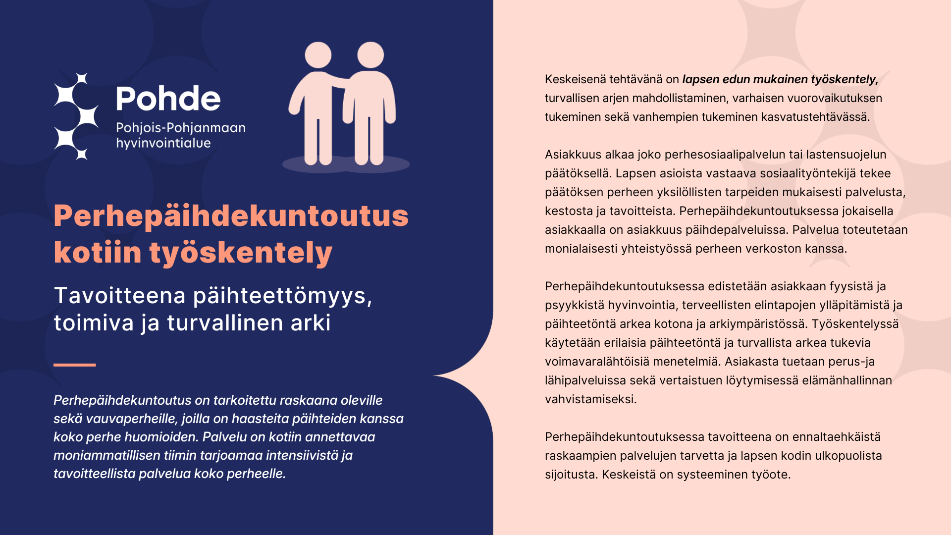 Perhepäihdekuntoutus kotiin työskentely