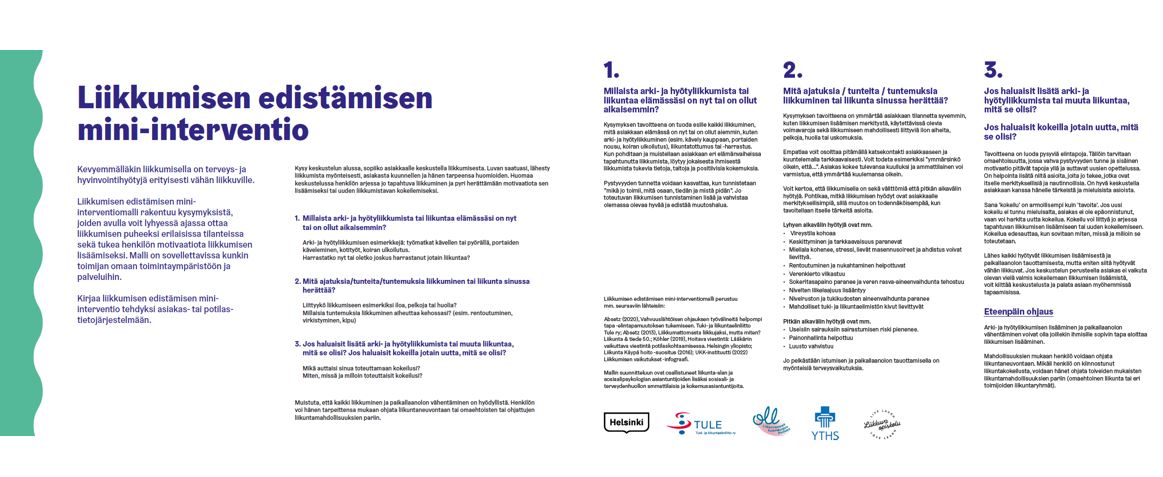 Liikkumisen edistämisen mini-interventiomalli