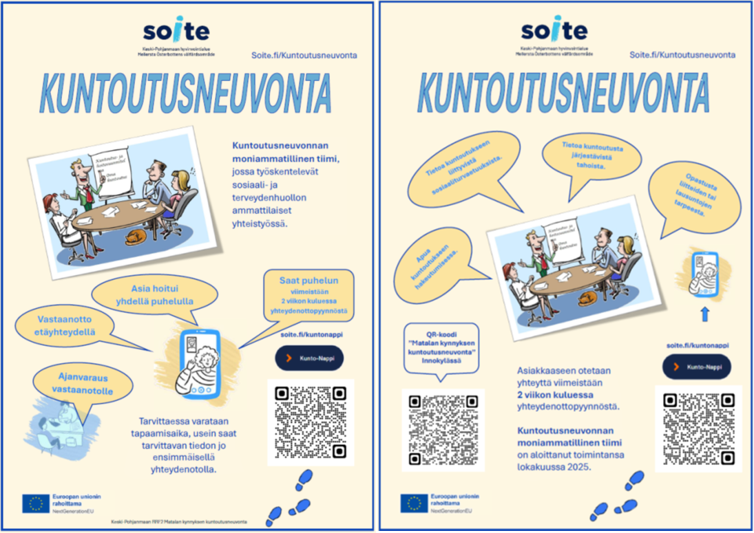 Kuntoutusneuvonta julisteet