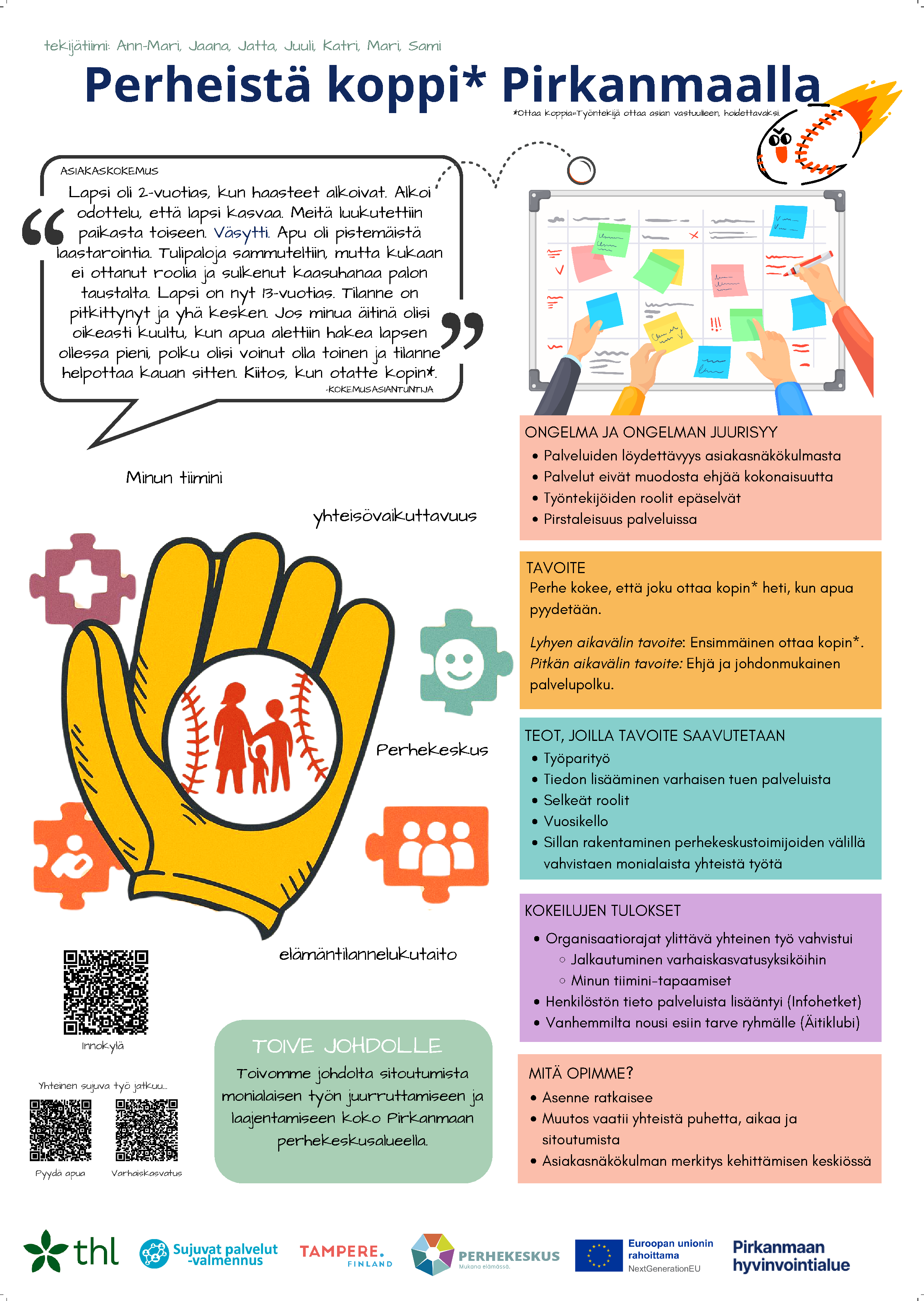 Pirkanmaan (2) Sujuvat palvelut -valmennukset posteri 