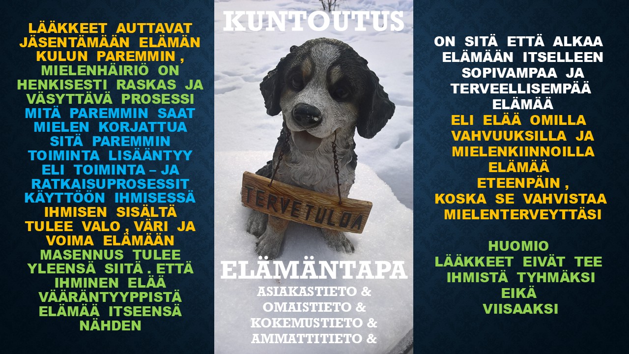 Ihmisen sisältä tulee valo ja väri sekä voima elämään😉