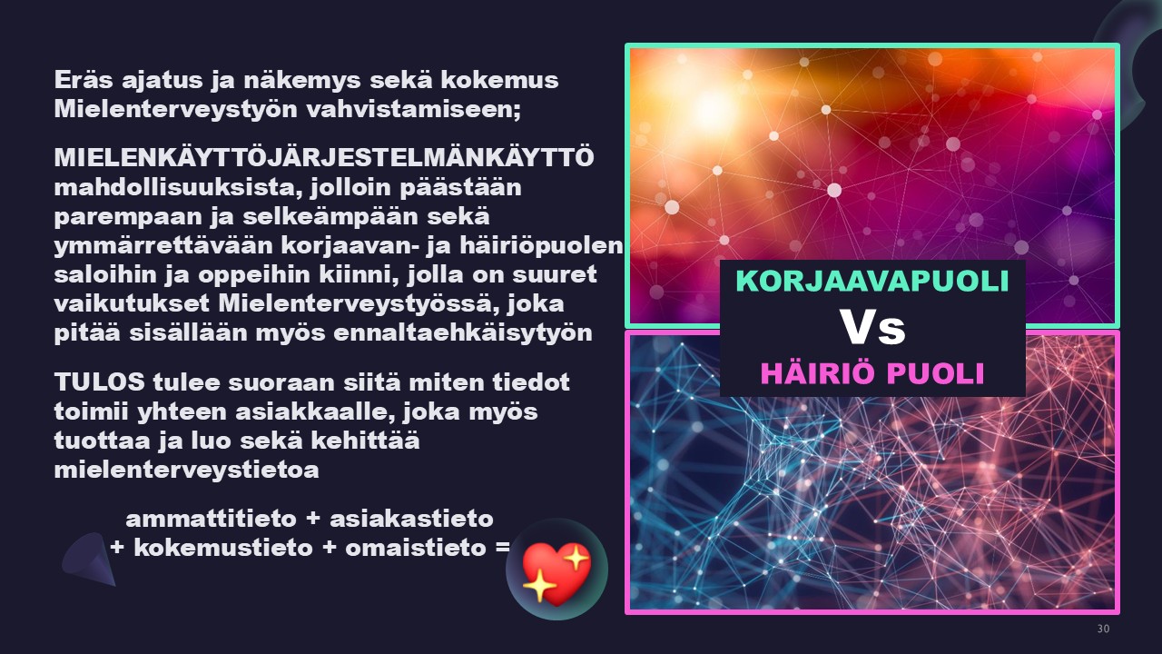 Mielenterveystyön vahvistamiseen🥰