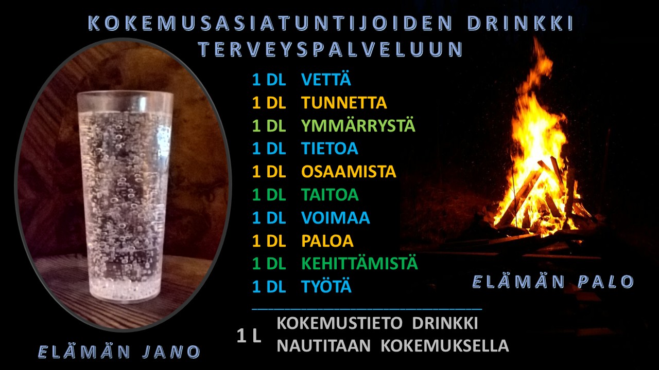 Osaava Kokemustieto Pro Drinkki nautitaan kokemuksella