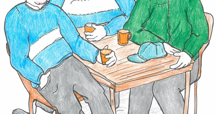 Tule Aijjoos kahville -hyväntekeväisyyttä kahvikupin äärellä
