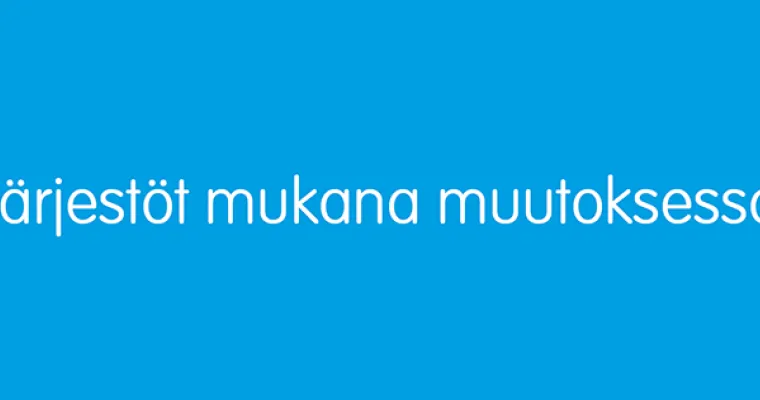 Järjestö 2.0-Järjestöt mukana muutoksessa 