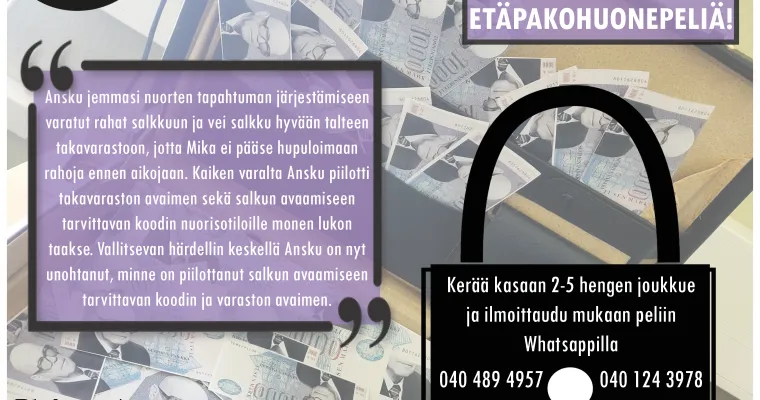 Etäpakohuonepeli