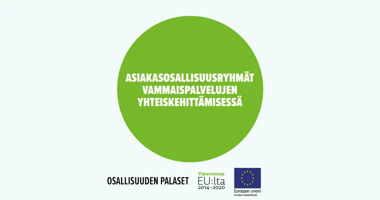 Asiakasosallisuusryhmät vammaispalvelujen yhteiskehittämisessä