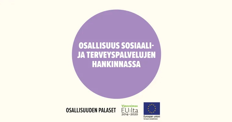 Osallisuus sosiaali- ja terveyspalvelujen hankinnassa