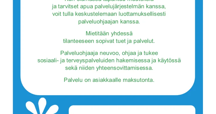 Palveluohjaus Seututerveyskeskuksessa