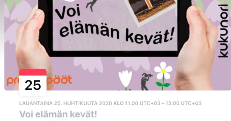 Valokuvaamisesta voimaa arkeen