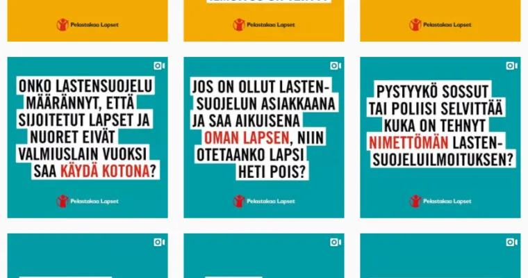 Kysy lastensuojelusta -Instagram