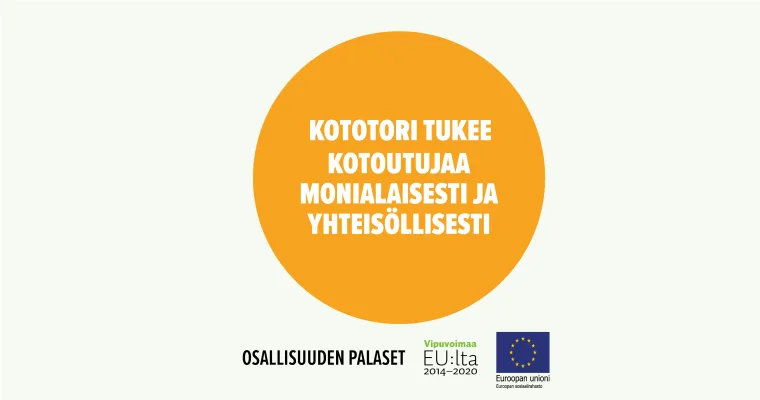 Kototori tukee kotoutujaa monialaisesti ja yhteisöllisesti