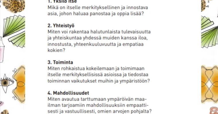 Luode -hanke: Humanistisen yrittäjyyskasvatuksen Kirppu-peli