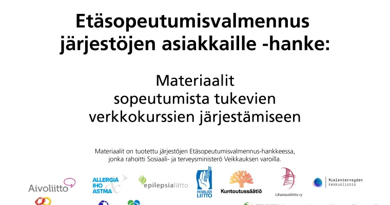 Sopeutumista tukevat verkkokurssit