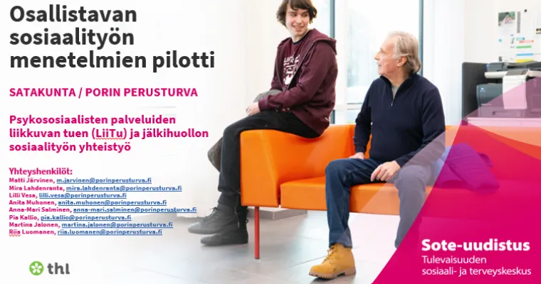 Psykososiaalisten palveluiden liikkuvan tuen (LiiTu) ja lastensuojelun jälkihuollon yhteistyö Porin perusturvassa