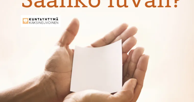 Saanko luvan?