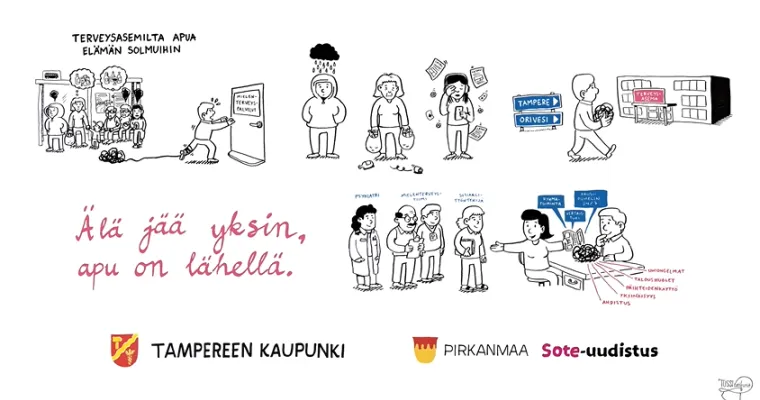 Terveysasemilta apua elämän solmuihin