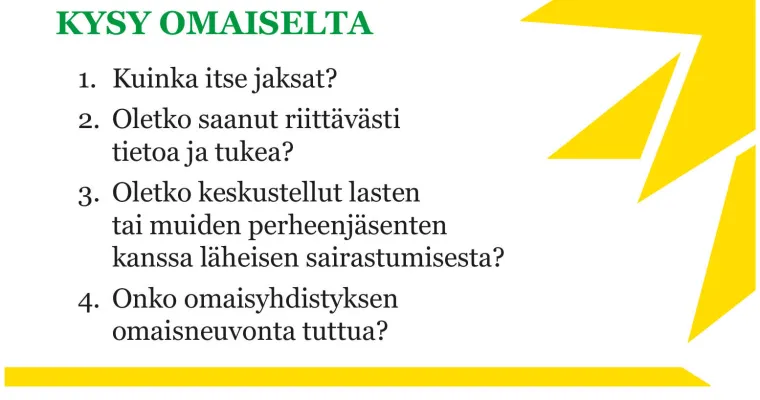 Huomioi omaiset-malli
