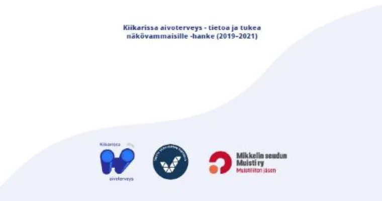 Aivoterveysaiheista ryhmänohjausmateriaalia näkövammaisten ryhmätoimintaan
