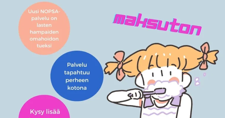 NOPSA-palvelu Suun terveydenhuollon tukena