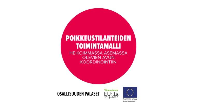 Poikkeustilanteiden toimintamalli heikoimmassa asemassa olevien avun koordinointiin