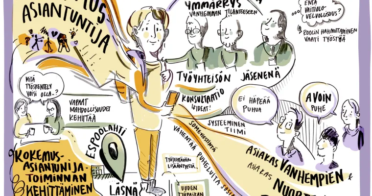 Kokemusasiantuntijavanhempi  lastensuojelun avohuollossa, osana Espoonlahden lastensuojelun tiimiä