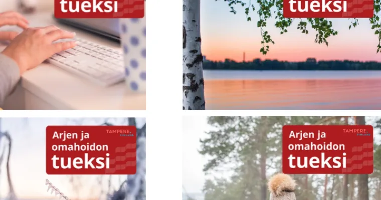 Arjen ja omahoidon tueksi -kuvatunnus osana elintapaohjauksen kokonaisuutta