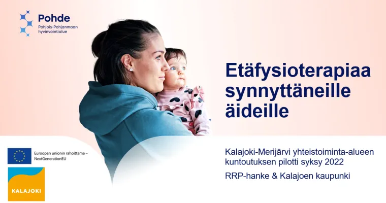 Etäfysioterapiaa synnyttäneille äideille