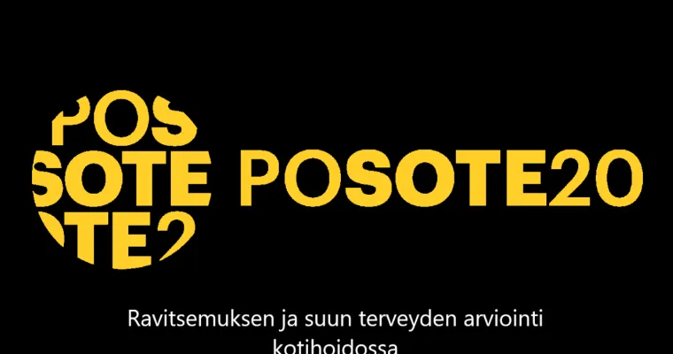 POSOTE20: Ravitsemuksen ja suun terveyden arviointi kotihoidossa