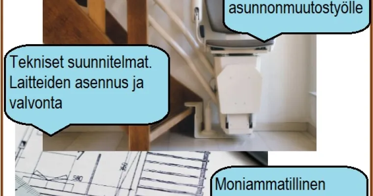 Apuvälinekeskuksen ja vammaispalvelulain mukaisten apuvälineiden ja asunnonmuutostöiden yhdistäminen.  