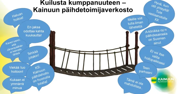 Kuilusta kumppanuuteen - Kainuun päihdetoimijaverkosto