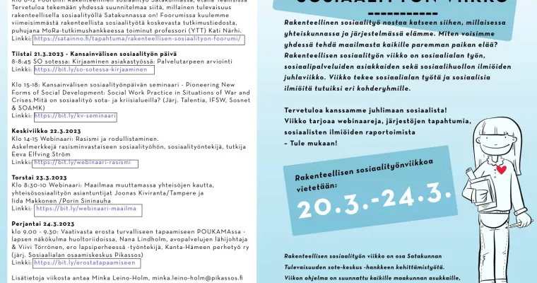 Rakenteellisen sosiaalityön viikko