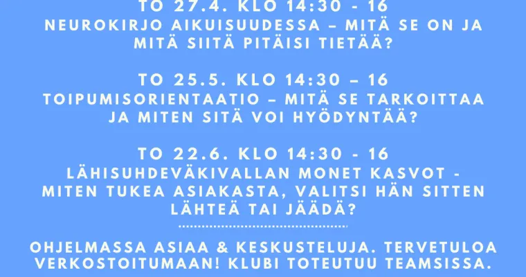 Aikuissosiaalityö klubi (Satakunta)