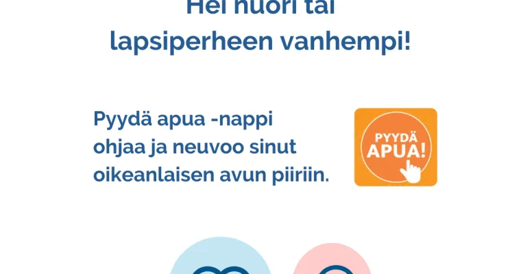 Pyydä apua -nappi Keski-Suomessa