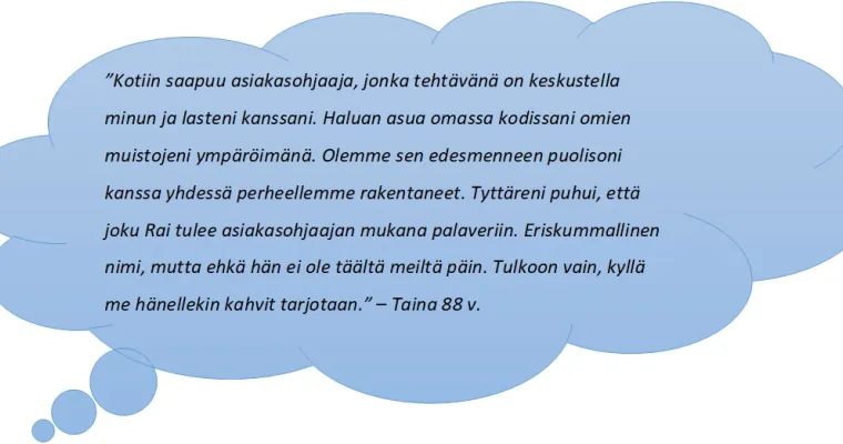 RAI-kokonaisuuden selkeyttäminen ikäihmisten palveluissa ja asiakasohjauksessa