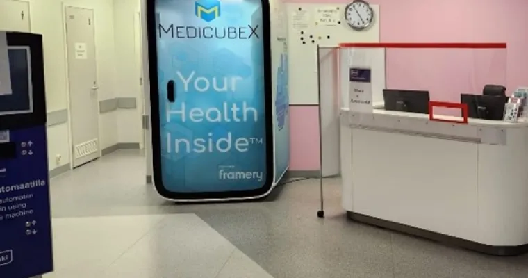 Digitaalinen itsemittauspiste (e-Terveysasema™) pilotti Helsingin Vuosaaren terveysasemalla (laitetoimittaja MedicubeX Oy)