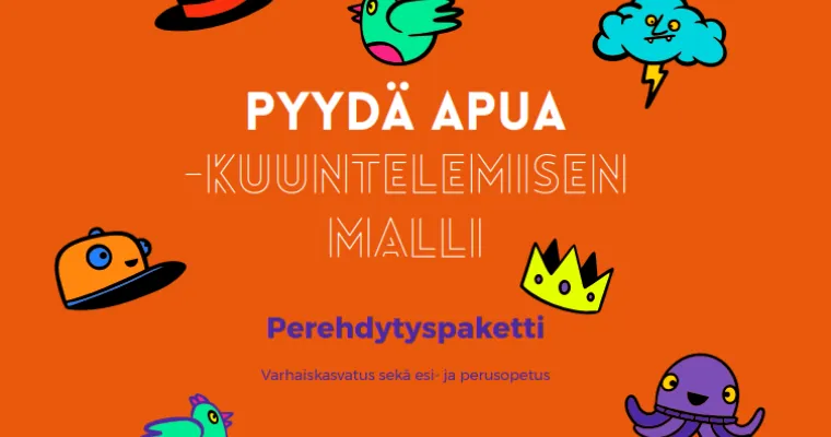 Pyydä apua -kuuntelemisen malli