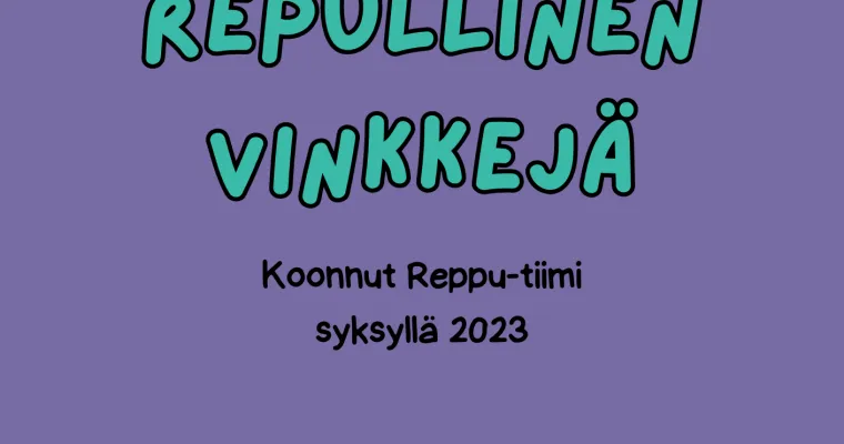 Vinkkivihkonen —  Repputiimin luoma materiaalipaketti vanhemmille