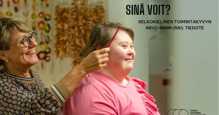 Selkokielinen toimintakyvyn tiedote (RAI) vammaispalveluille
