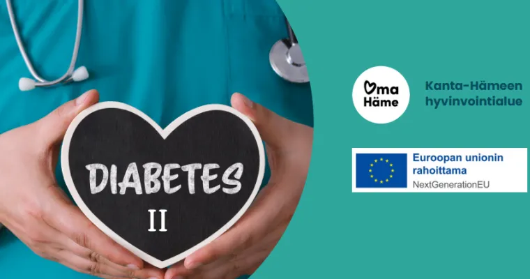 Tyypin 2 diabetesta sairastavan suun terveydenhoidon tarpeen tunnistaminen ja ohjaus palveluihin, Kanta-Hämeen hyvinvointialue (RRP, P4, I1)