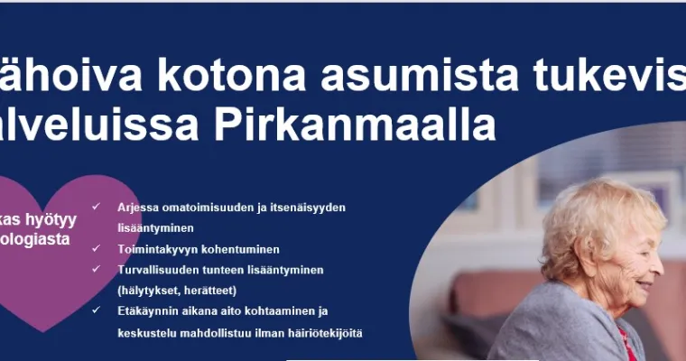 Hyvinvointialuetasoisen etähoivalaitteiden hallintamallin luominen, Pirkanmaan hyvinvointialue (RRP, P4, I1)