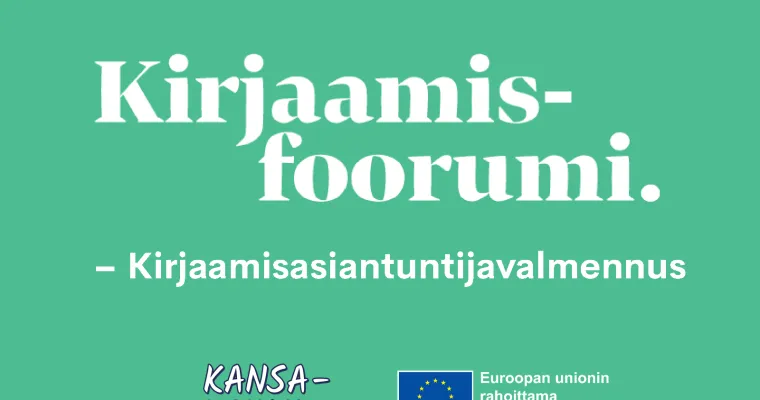 Kansa-koulu-hankkeen Kirjaamisasiantuntijavalmennus (RRP, P4, I3)