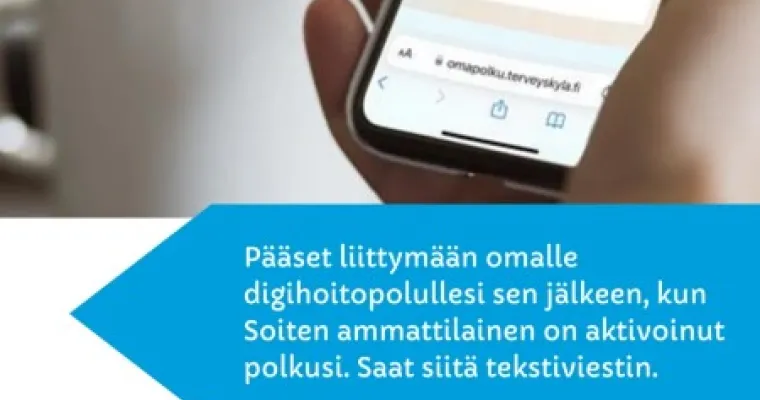 Terveyskylän digihoito- ja palvelupolkujen käyttöönoton toimintamalli Keski-Pohjanmaan hyvinvointialueella (RRP PIL 4, INV 1).
